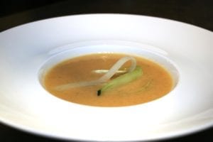 Zuppa fredda di cetrioli - bord soep