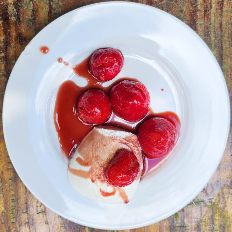 aardbeien siroop