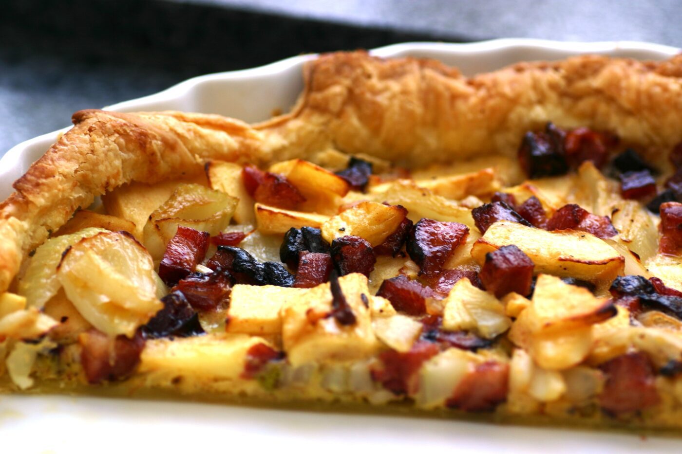 quiche venkel spek appel