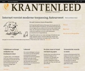MergenMetz voor de rechter - website krantenleed