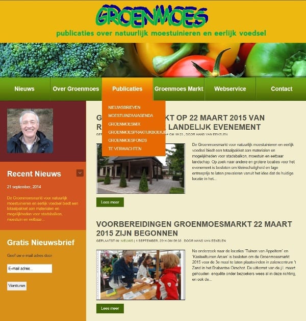Groenmoes website