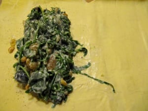 spinaziebroodjes in de maak