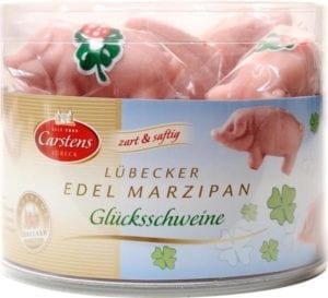 Harm en Aagje uitbenen - Marsepein varkentje Carstens Lübeck
