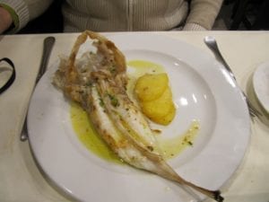Uit eten in Spanje - Bilbao - zeeduiveltje