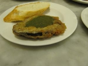 Uit eten in Spanje - Donostia - pintxo 4