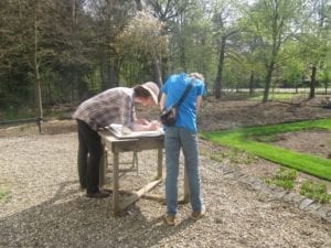 Anthonetta aan het werk
