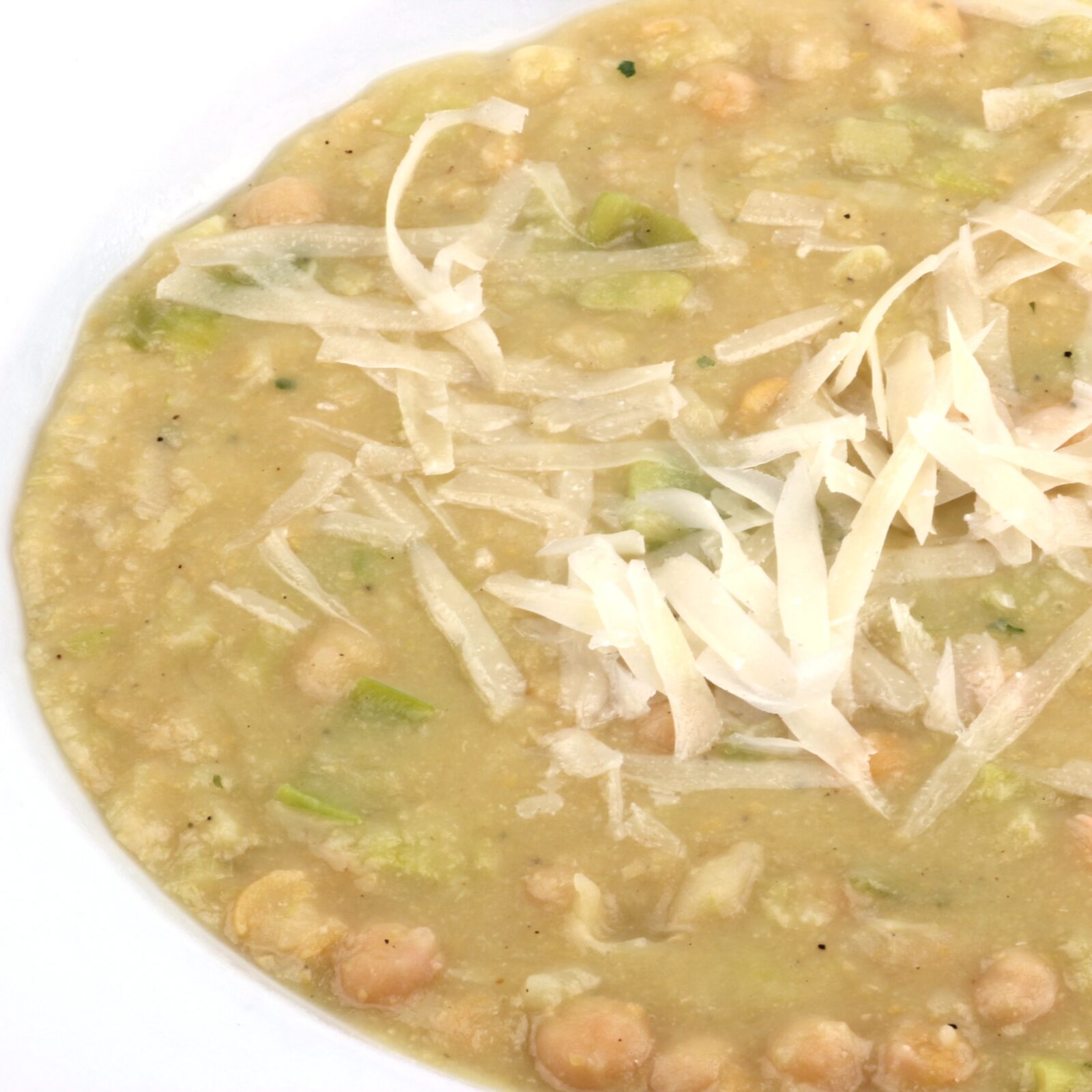 prei kikkererwten soep