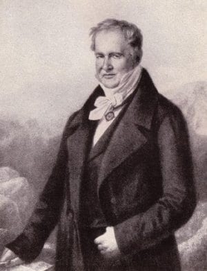 Von Humboldt getekend door Karl Begas, 1848