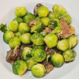 spruitjes kastanjes ham