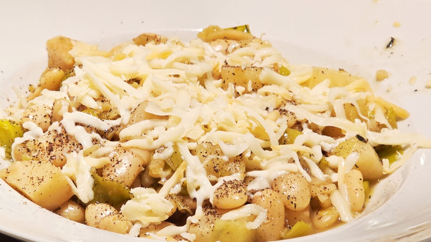 knolselderij prei orzo