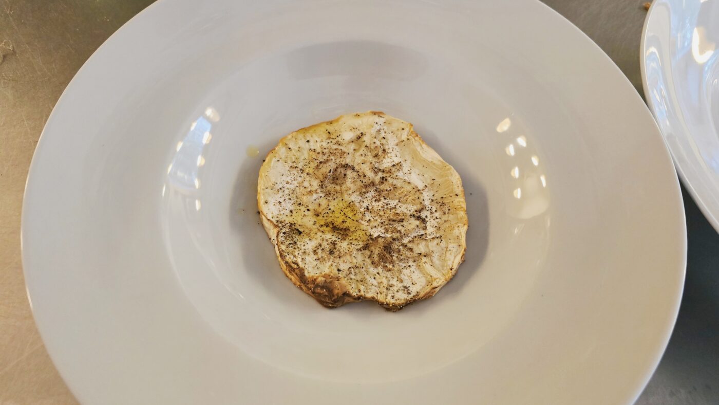 knolselderij ansjovis