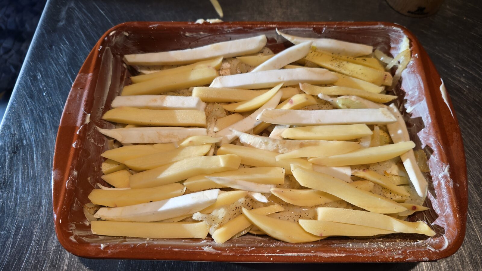 knolselderij ansjovis