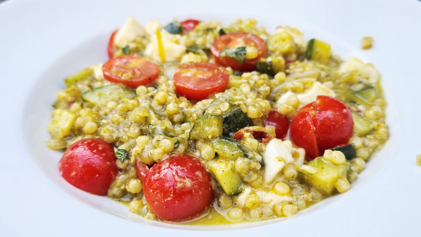 courgette orzo tomaat
