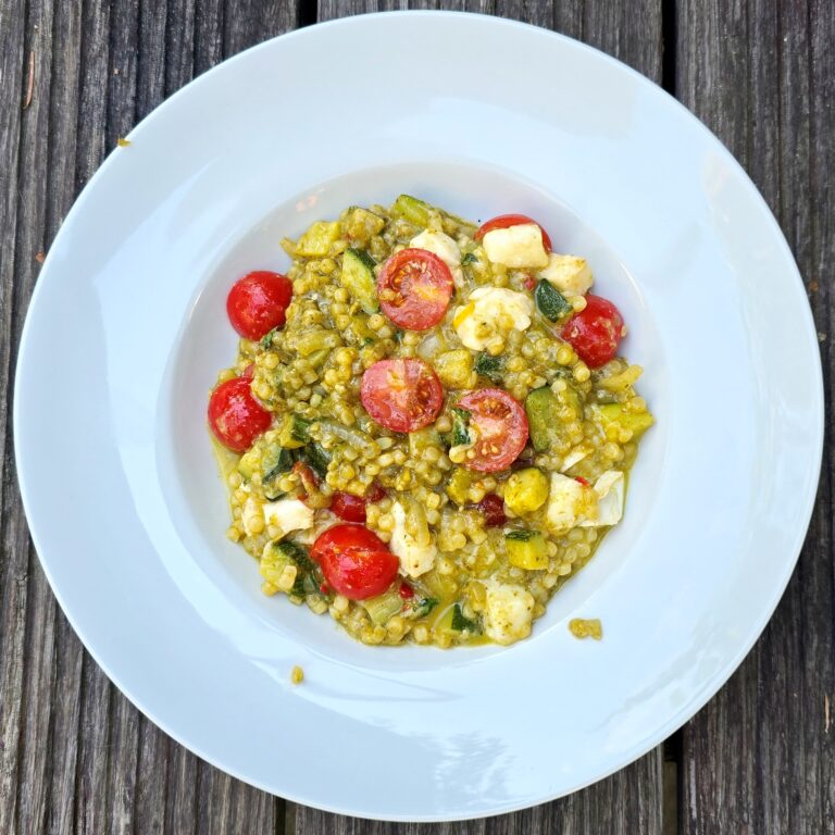 courgette orzo tomaat