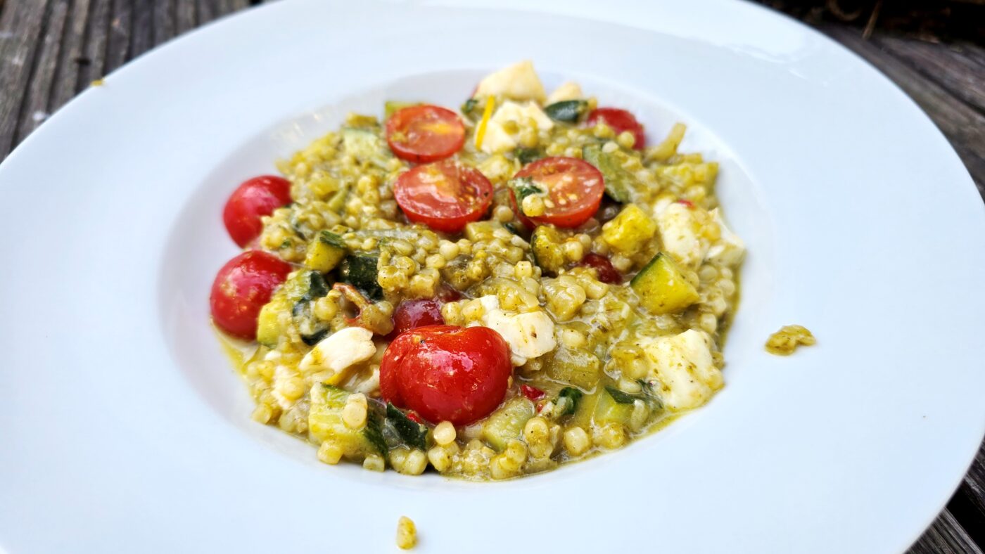 courgette orzo tomaat