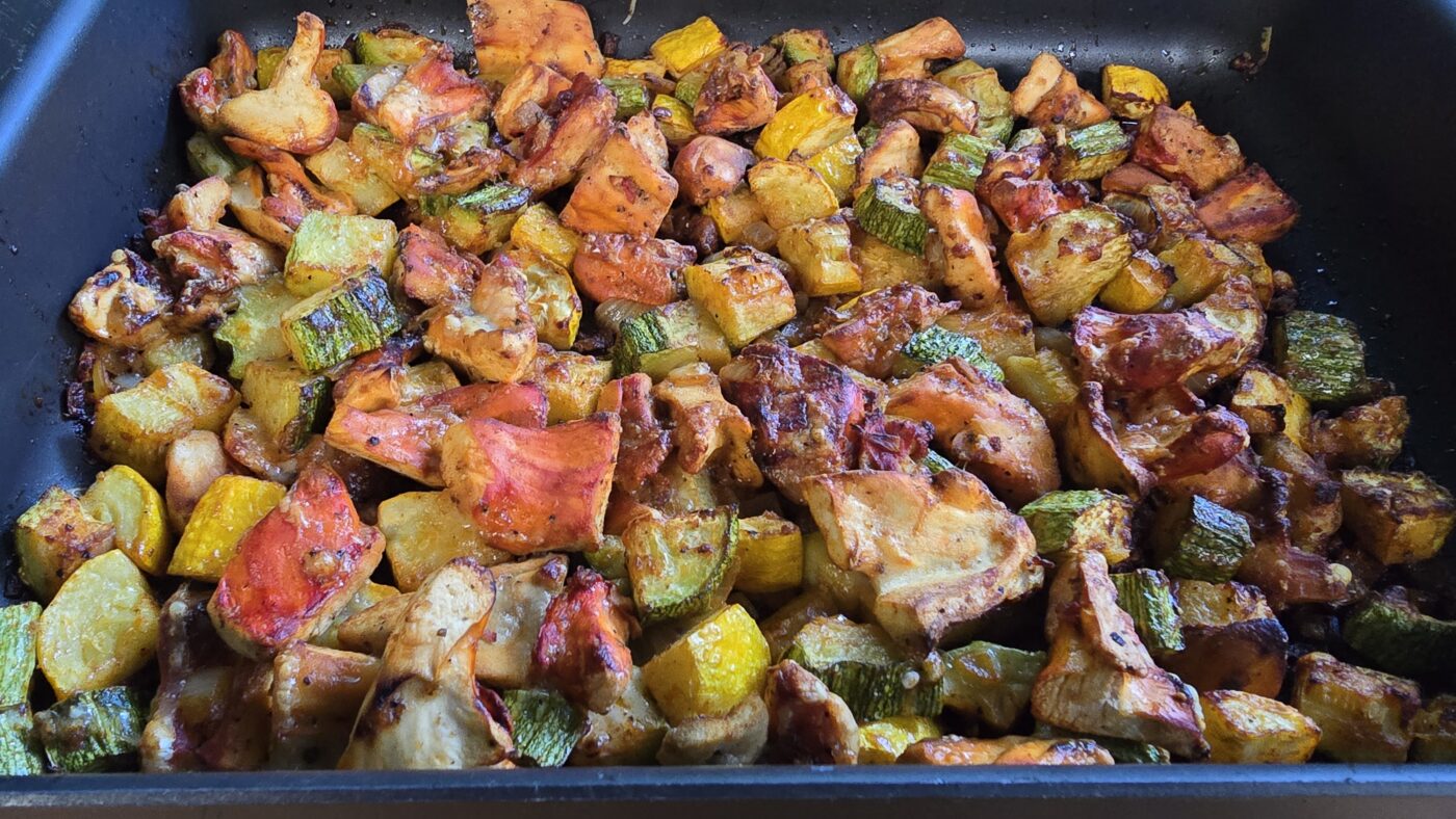 boskip zwavelzwam courgette