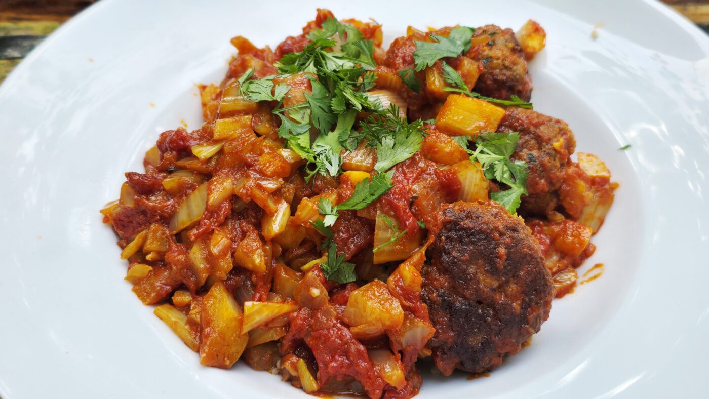 gehaktballen tomaten venkel polpette